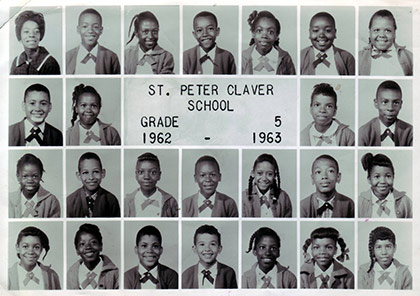 St. Peter Claver 9th grade graduation class of 1948